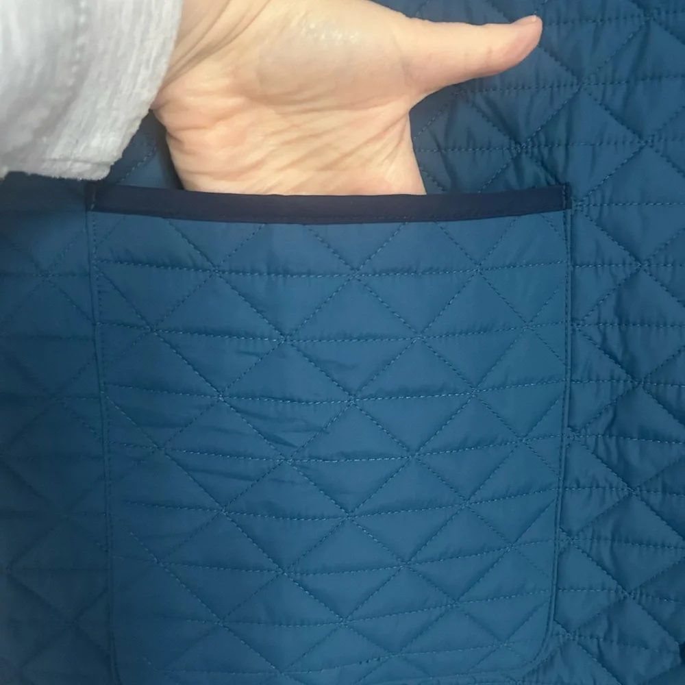 Lands End Women Reversable Insulated Barn Coat size XL - Picture 5 of 9